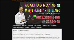Desktop Screenshot of minyaklintahpapua.net