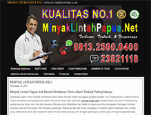Tablet Screenshot of minyaklintahpapua.net